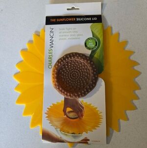 Sunflower Silicone Lid - Yellow